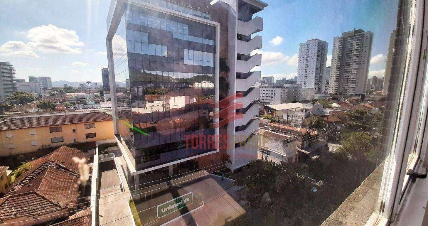 Sala para alugar, 50 m² por R$ 2.120,01/mês - Vila Matias - Santos/SP