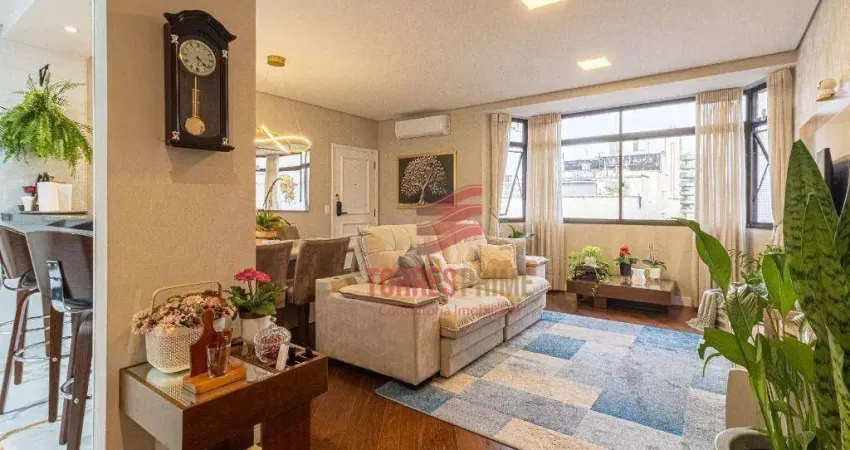 Apartamento com 3 dormitórios à venda, 117 m² por R$ 1.650.000,00 - Embaré - Santos/SP