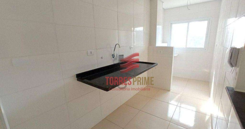 Apartamento com 2 dormitórios à venda, 51 m² por R$ 345.000,00 - Jardim Independência - São Vicente/SP