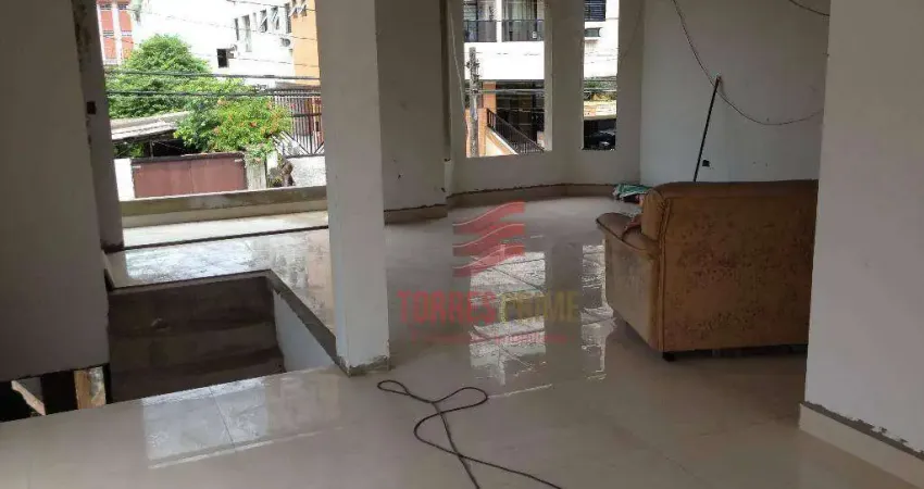 Sobrado com 4 dormitórios, 357 m² - venda por R$ 1.590.000,00 ou aluguel por R$ 13.000,00/mês - Embaré - Santos/SP