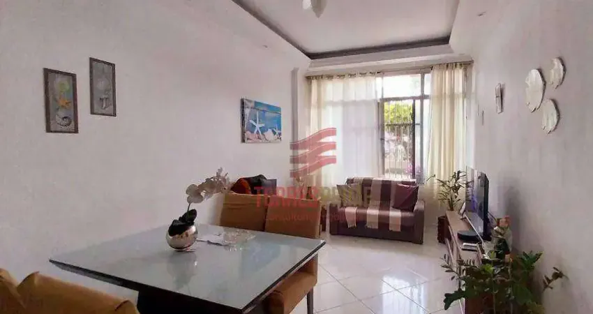 Apartamento com 2 dormitórios à venda, 72 m² por r$ 548.000,00 - embaré - santos/sp