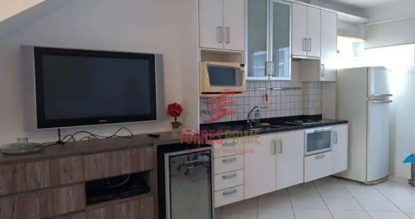 Flat com 1 quarto para alugar na Rua José Caballero, Gonzaga, Santos