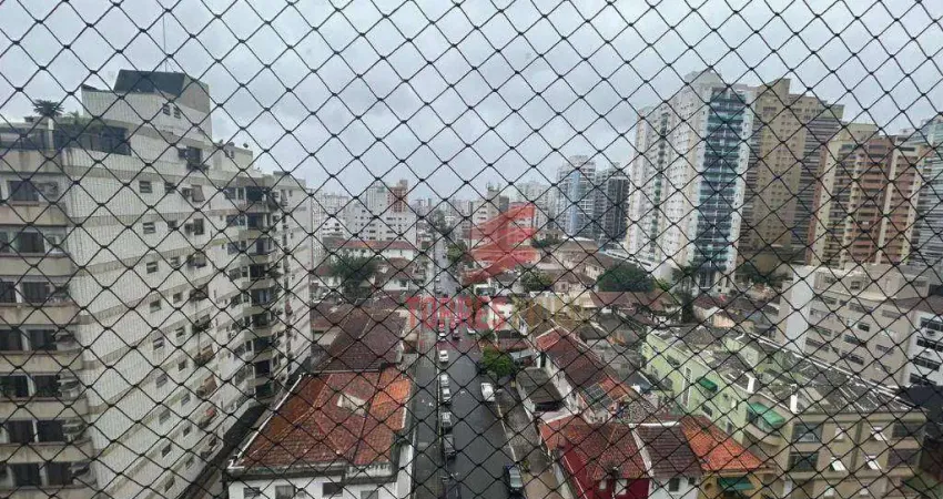 Apartamento 4 dormitórios à venda, por r$ 1.900.000 - embaré - santos/sp