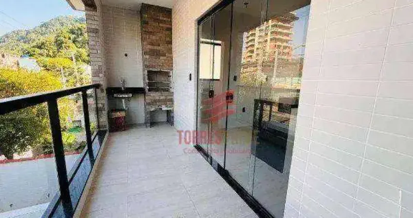 Sobreposta nova com 3 suites à venda, 114 m² por r$ 0 - marapé - santos/sp