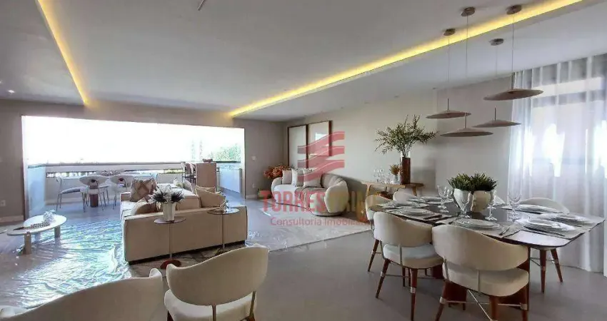 Apartamento com 4 suítes à venda, 240 m² por r$ 2.760.000 - boqueirão - santos/sp