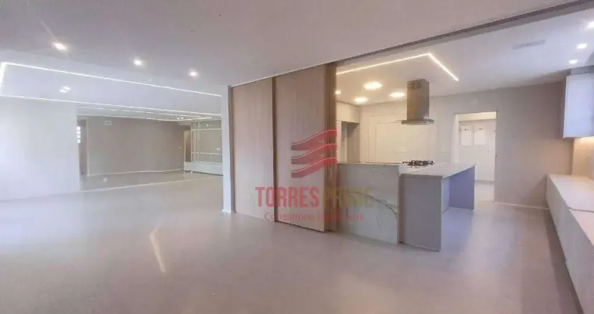Apartamento com 4 dormitórios sendo 3 suítes à venda, 305 m² por r$ 3.000.000 - boqueirão - santos/sp