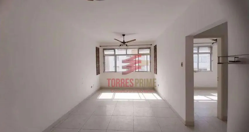 Apartamento com 1 dormitório à venda, 68 m² por r$ 450.000,00 - boqueirão - santos/sp
