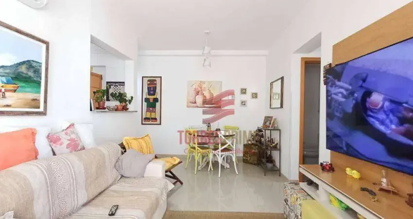 Apartamento com 2 suítes e lazer completo à venda, 72 m² por r$ 970.000 - boqueirão - santos/sp