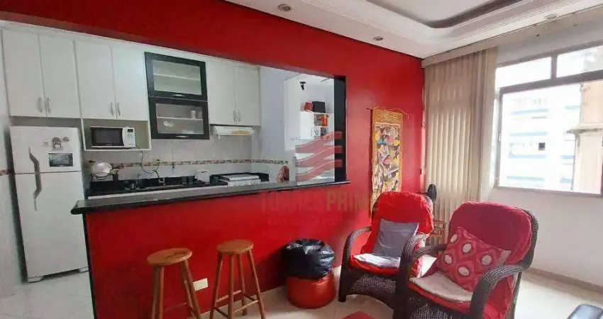 Apartamento à venda, 70 m² por r$ 897.000,00 - embaré - santos/sp