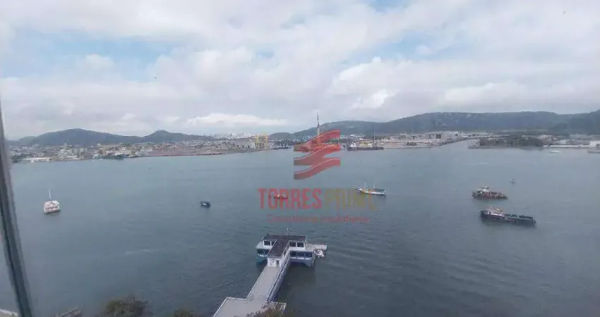 Apartamento com 3 dormitórios para alugar, 199 m² por r$ 14.500,00/mês - ponta da praia - santos/sp