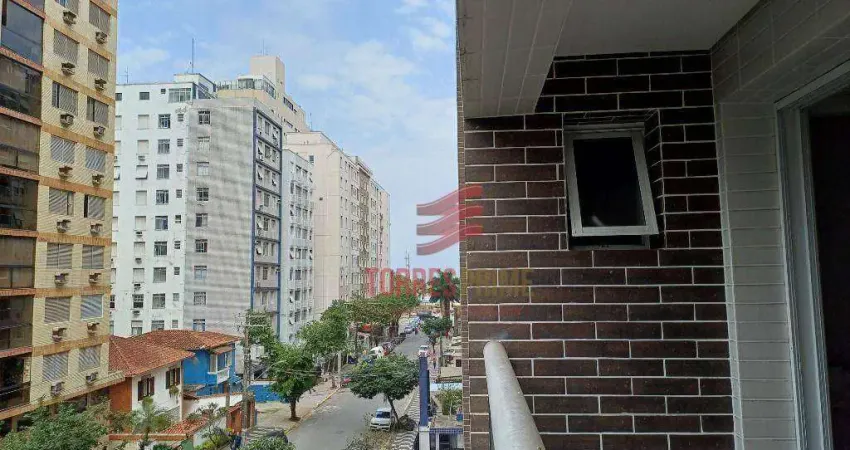 Apartamento com 2 dormitórios à venda, 82 m² por r$ 870.000,00 - aparecida - santos/sp