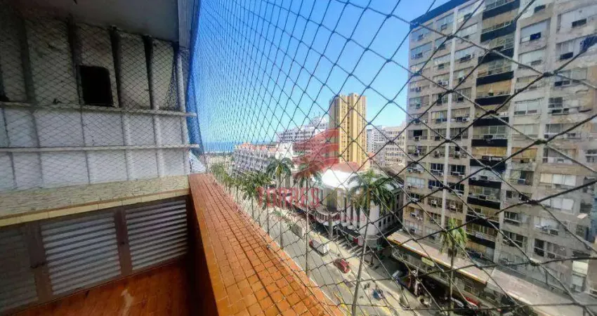 Apartamento com 3 dormitórios à venda, 114 m² por r$ 640.000,00 - gonzaga - santos/sp