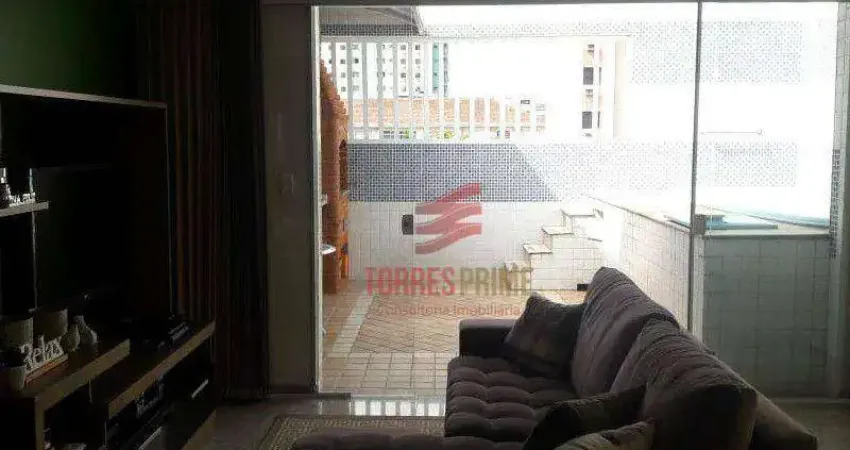 Village com 4 dormitórios à venda, 268 m² por r$ 1.200.000,00 - embaré - santos/sp