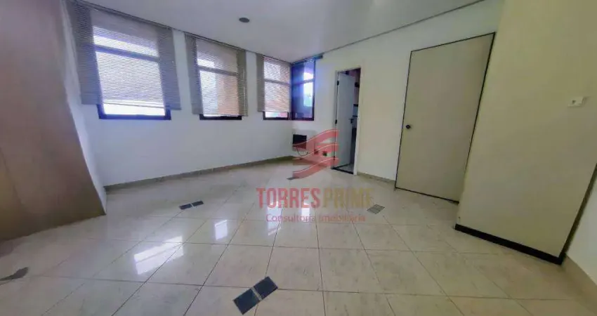 Sala para alugar, 53 m² por r$ 2.500,02/mês - vila nova - santos/sp