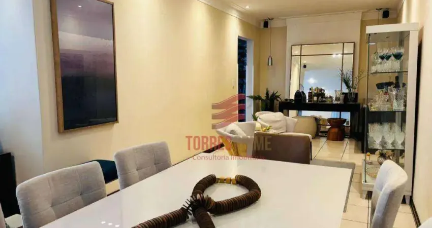 Apartamento com 3 dormitórios à venda, 150 m² por R$ 1.350.000,00 - Embaré - Santos/SP