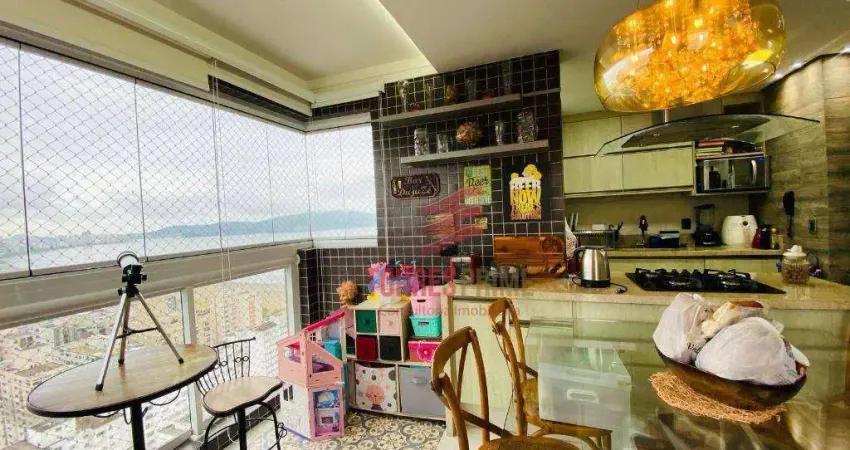 Apartamento duplex com 3 dormitórios à venda, 116 m² por r$ 2.100.000,00 - pompéia - santos/sp