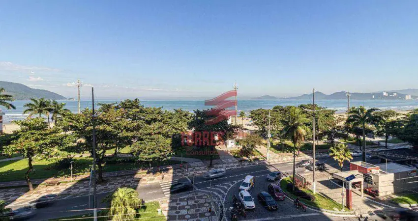 Apartamento com 3 dormitórios para alugar, 185 m² por r$ 15.000,00/mês - boqueirão - santos/sp