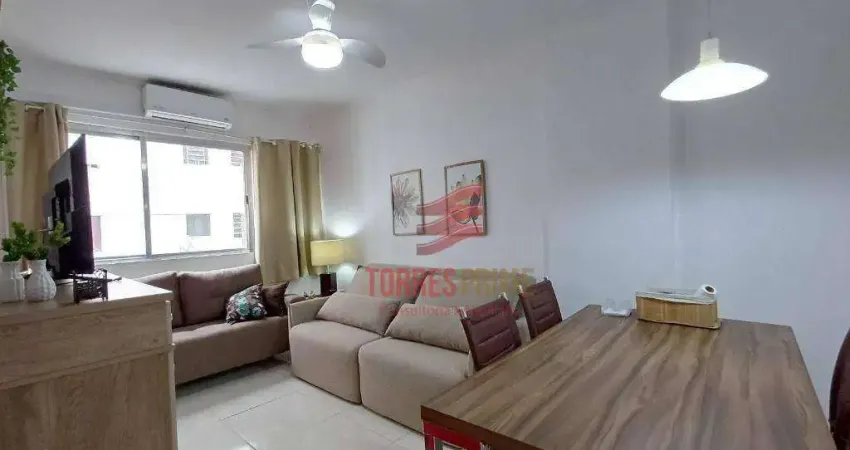 Apartamento com 1 dormitório à venda, 59 m² por R$ 400.000 - Embaré - Santos/SP