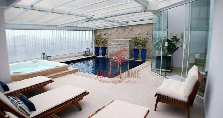 Cobertura com 4 dormitórios à venda, 467 m² por R$ 12.000.000,00 - Ponta da Praia - Santos/SP