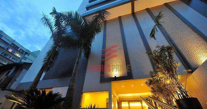 Apartamento com 3 dormitórios à venda, 210 m² por R$ 3.300.000,00 - Embaré - Santos/SP