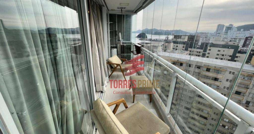 Apartamento 1 dormitório, 54 m² - venda por R$ 1.200.000 - Pompéia - Santos/SP