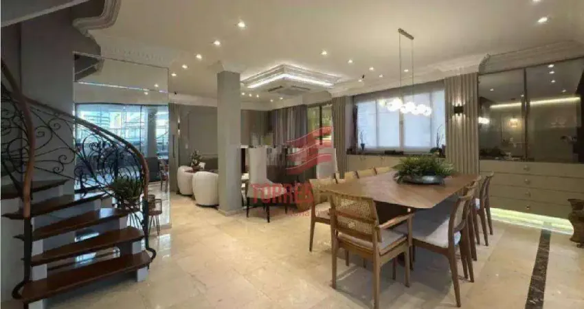 Cobertura com 4 dormitórios à venda, 270 m² por R$ 5.360.000,00 - Gonzaga - Santos/SP