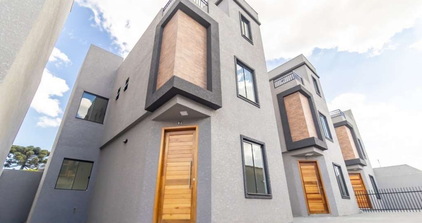 Casa em Condomínio com 3 quartos  à venda, 98.00 m2 por R$500000.00  - Sitio Cercado - Curitiba/PR