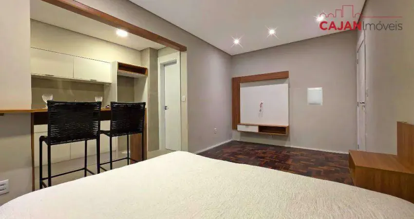 Studio com 1 dormitório à venda, 28 m² por r$ 209.000 - centro histórico - porto alegre/rs