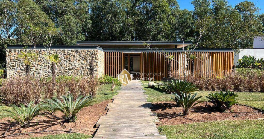 Sofisticação, natureza e exclusividade em uma única propriedade – Casa de alto padrão à venda no Condomínio Terras de São José II