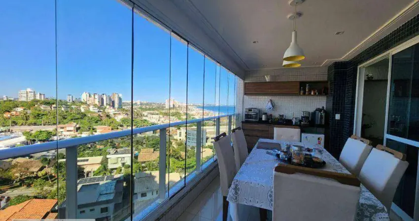 Apartamento com 4 Dormitórios, 2 Suítes à Venda, 140 m² por R$ 1.500.000 - Patamares - Salvador/BA