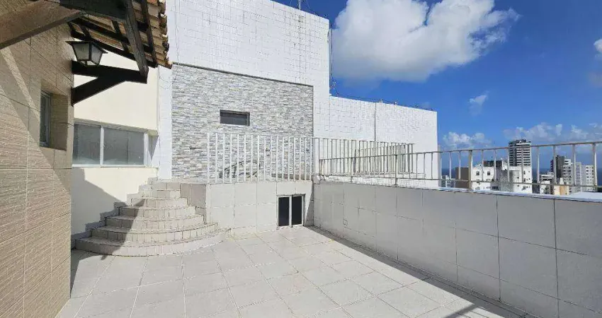 Cobertura com 4 dormitórios, 2 suítes à venda, 218 m² por r$ 920.000,00 - jardim apipema - salvador/ba