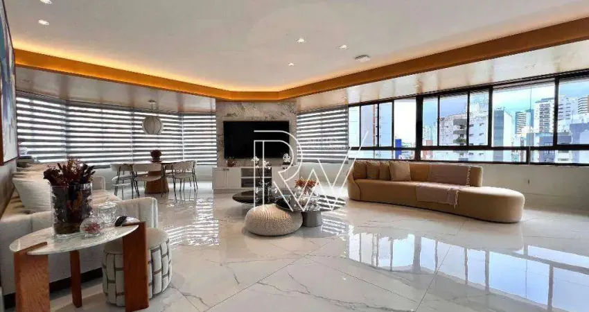 Apartamento com 4 dormitórios, 4 suítes à venda, 305 m² por r$ 2.200.000 - jardim apipema - salvador/ba