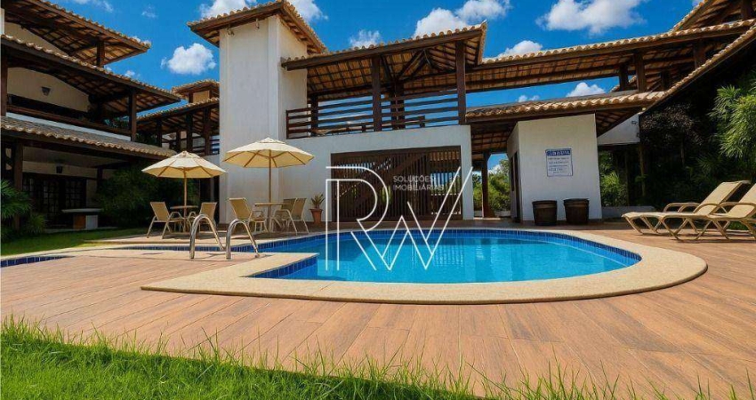 Apartamento com 2 dormitórios, 1 suíte à venda, 90 m² por R$ 1.400.000 - Praia do Forte/BA