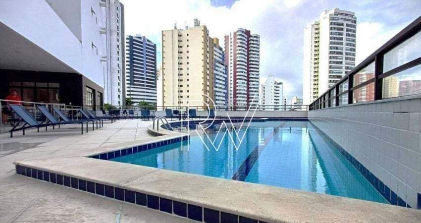 Apartamento com 3 dormitórios, 1 suíte para alugar, 86 m² por R$ 4.800/mês - Pituba - Salvador/BA