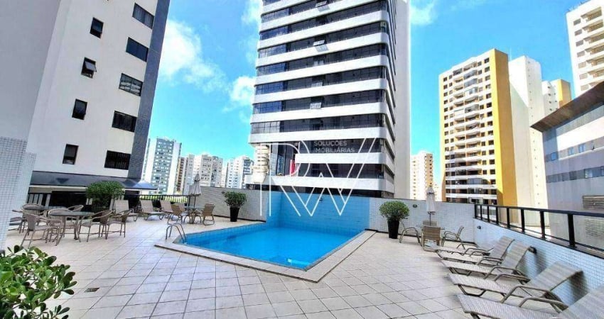 Apartamento com 1 dormitório para alugar, 63 m² por R$ 3.001/mês - Pituba - Salvador/BA