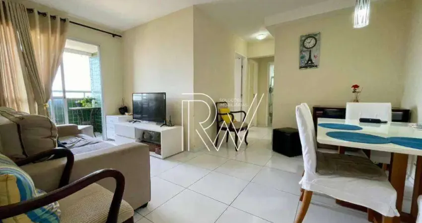 Apartamento com 2 dormitórios, 1suíte à venda, 57 m² por r$ 316.000 - ipitanga - lauro de freitas/ba