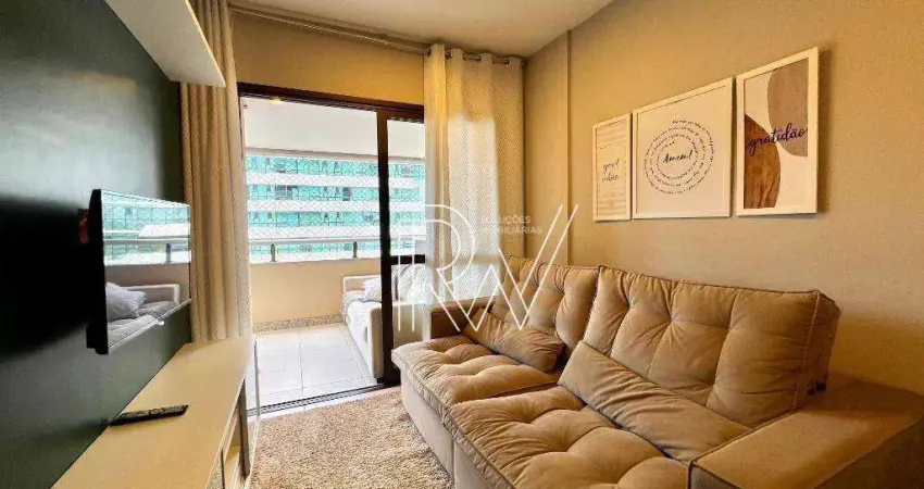 Apartamento com 1 dormitório à venda, 47 m² por r$ 455.000 - alphaville - salvador/ba
