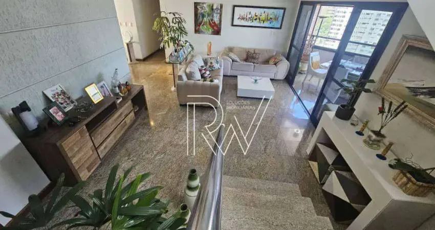 Cobertura com 4 dormitórios, 3 suítes à venda, 342 m² por r$ 1.980.000 - graça - salvador/ba
