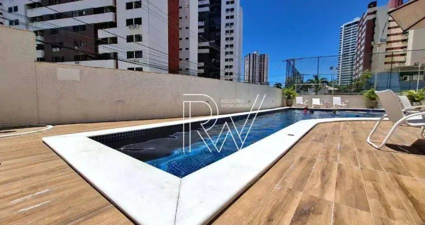 Apartamento com 3 dormitórios à venda, 136 m² por r$ 1.600.000,00 - aquárius - salvador/ba