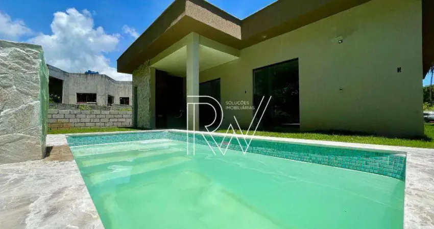 Casa com 3 dormitórios, 3 suítes à venda, 142 m² por r$ 750.000 - abrantes - camaçari/ba