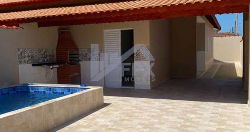 Casa para Venda em Itanhaém, Balneário Jequitibá, 2 dormitórios, 1 suíte, 1 banheiro, 3 vagas