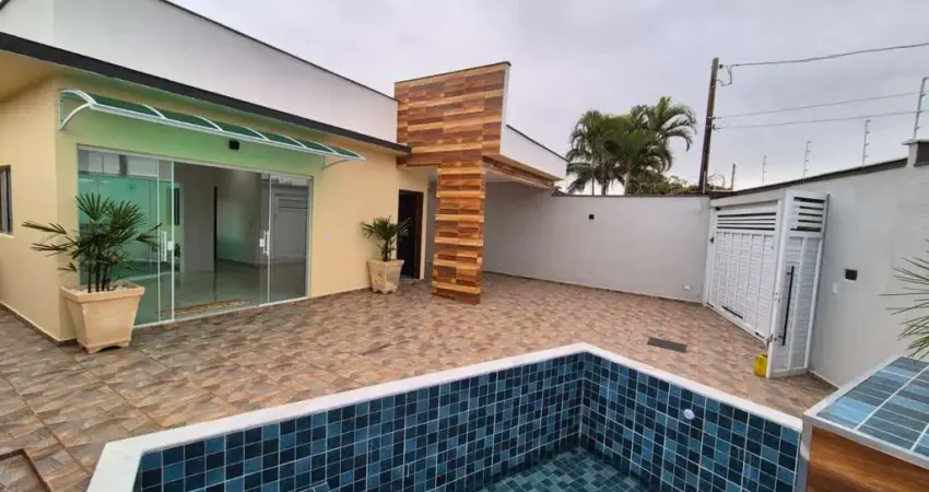Casa para Venda em Itanhaém, Palmeiras, 3 dormitórios, 1 suíte, 1 banheiro, 2 vagas
