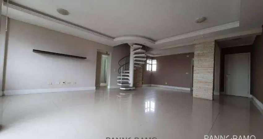 Cobertura com 3 dormitórios para alugar, 186 m² por R$ 6.214,00/mês - Portão - Curitiba/PR