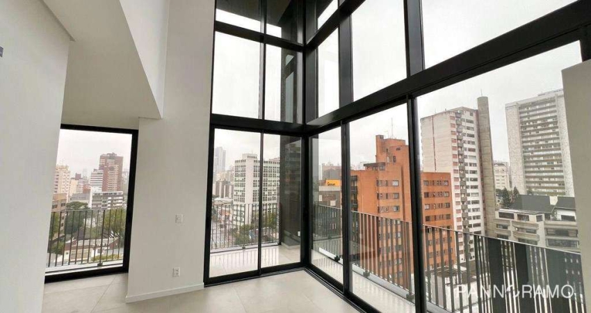 Apartamento Duplex com 2 dormitórios à venda, 107 m² por R$ 2.438.000 - Batel - Curitiba/PR