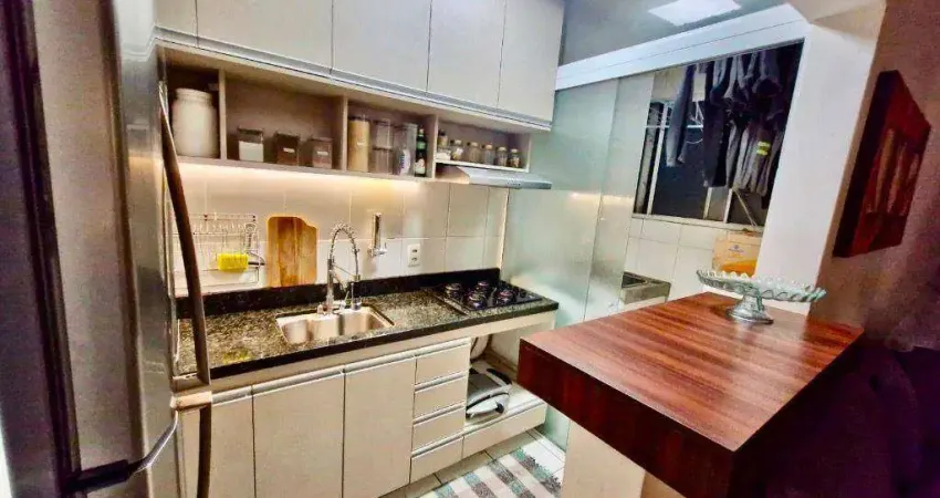 Apartamento com 2 dormitórios à venda, 54 m² por r$ 330.000,00 - ponte de são joão - jundiaí/sp