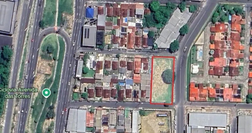 Vendo terreno a 2 minutos av das torres documentado plano e murado