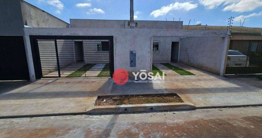 Geminada nova à venda no Jd. Sabará, próximo à UPA com 03 quartos / 01 suíte