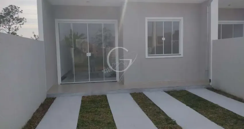 CASA GEMINADA COM 02 QUARTOS NO BALNEÁRIO PRIMAVERA