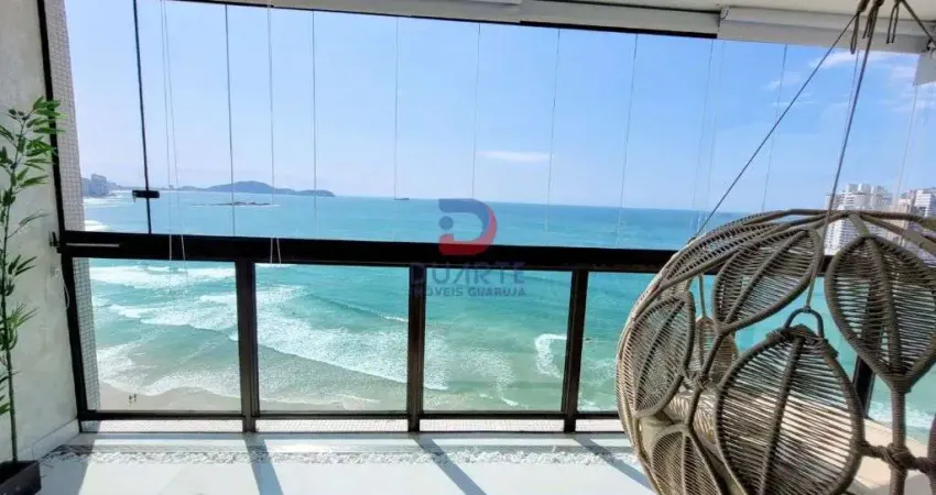 Apartamento de frente para o mar – 3 dormitorios – praia das asturias, guaruja/sp