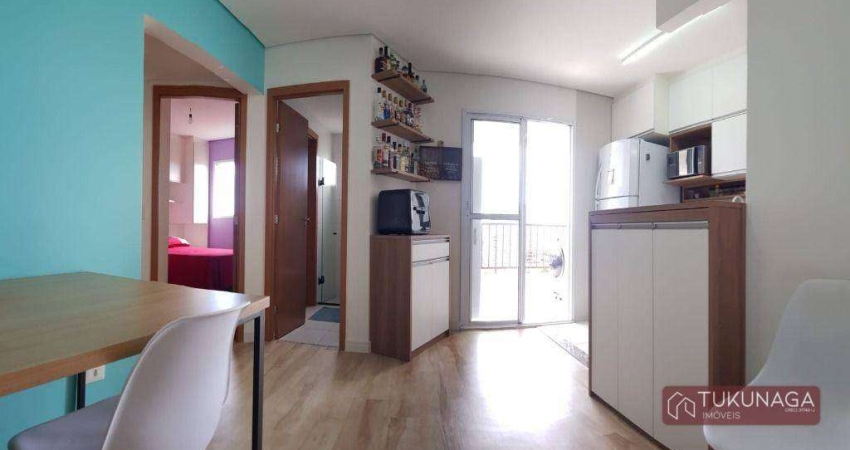 Apartamento com 2 dormitórios à venda, 46 m² por R$ 370.000,00 - Vila Galvão - Guarulhos/SP